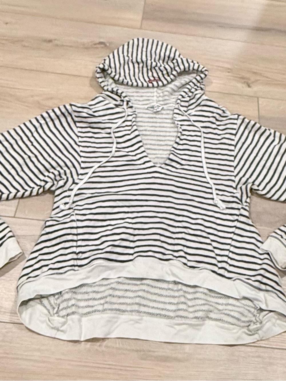 Hard tail yoga v neck sweatshirt